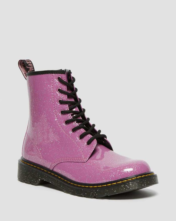 Dr Martens Støvler Barn Rosa Youth 1460 Glitter Lace Up 2913FYTRP